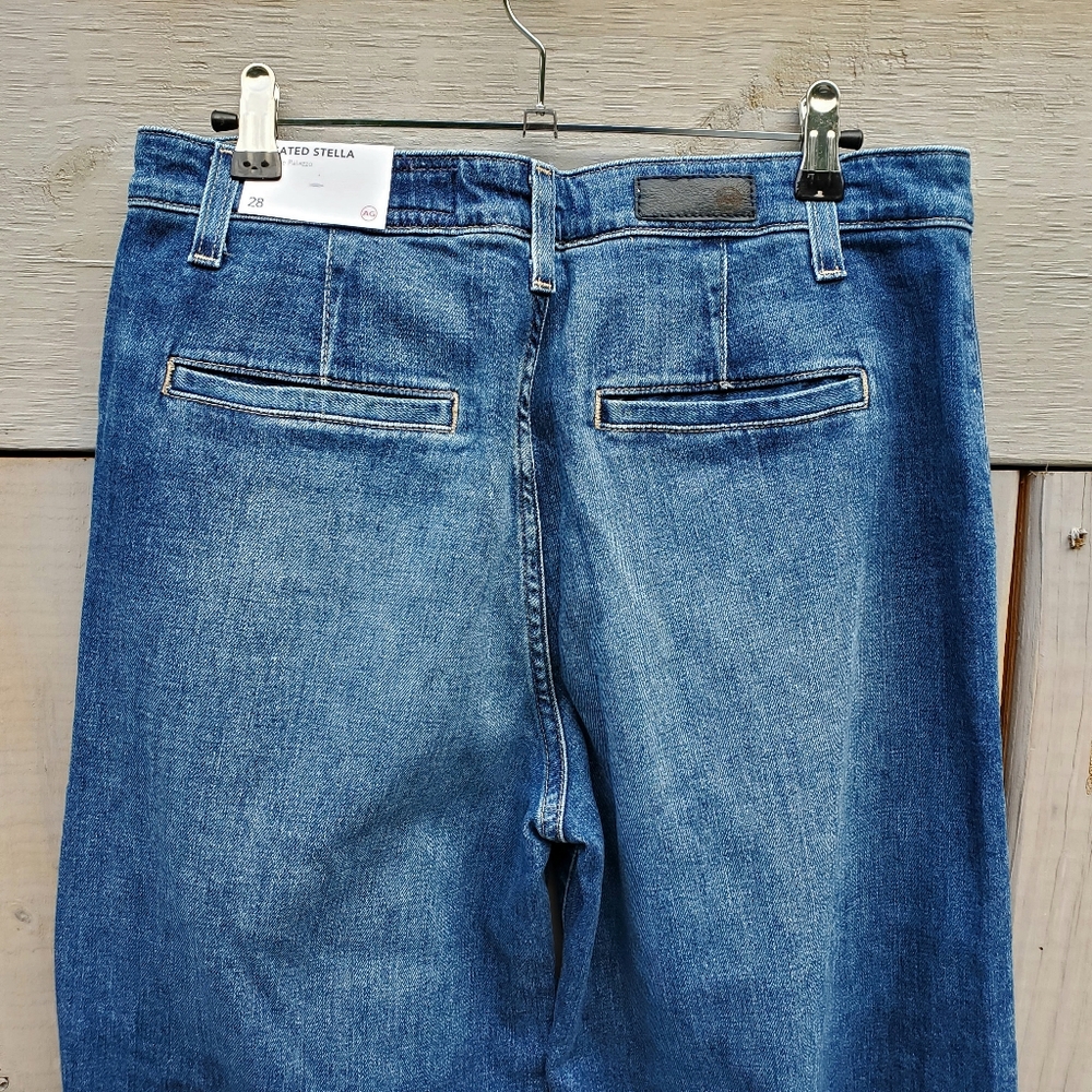 AG Adriano Goldschmied Blue Flare Jeans NWT - Picture 9 of 13